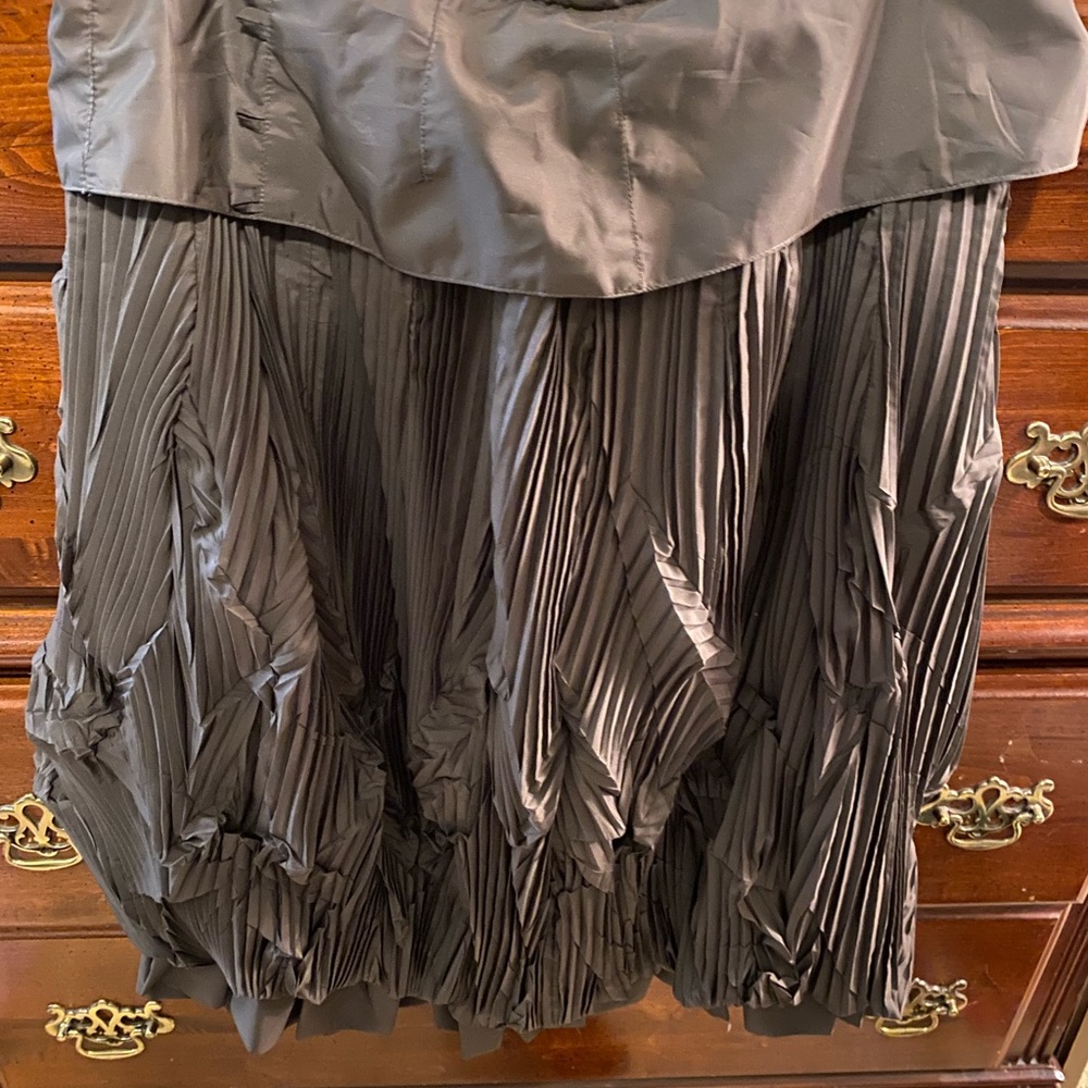 Gorgeous unique Alberto Makali gathered skirt